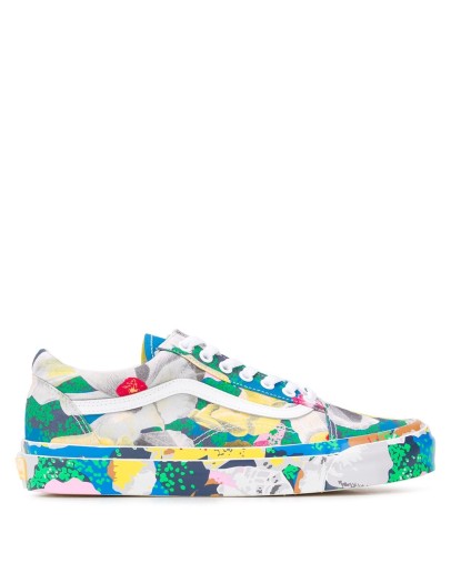 x Vans stylised floral-print Old Skool sneakers