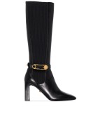 90mm knee-high safety pin boots