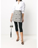 corset-insert cropped shirt