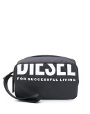 logo print make up bag
