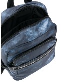 faded print backpack