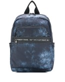 faded print backpack