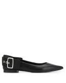 side buckle ballerina shoes
