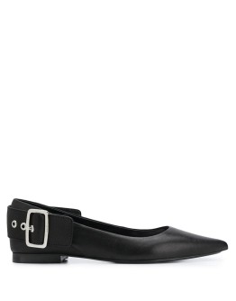 side buckle ballerina shoes