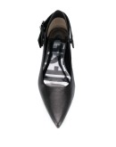 side buckle ballerina shoes
