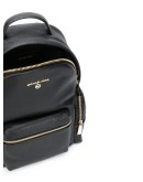 double zip logo backpack