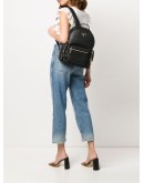 double zip logo backpack
