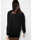 button-down fine-knit cardigan