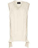 cable-knit vest