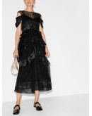 Skeleton midi dress