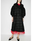 beaded double-breasted coat