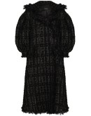 beaded double-breasted coat
