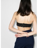 tie-front bralet top
