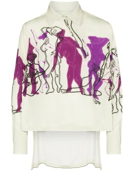 Olaolu graphic-print shirt