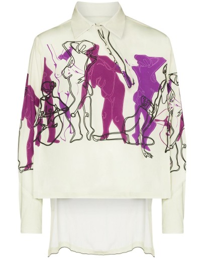 Olaolu graphic-print shirt