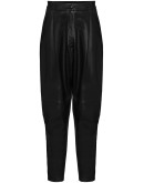 high-waisted tapered trousers