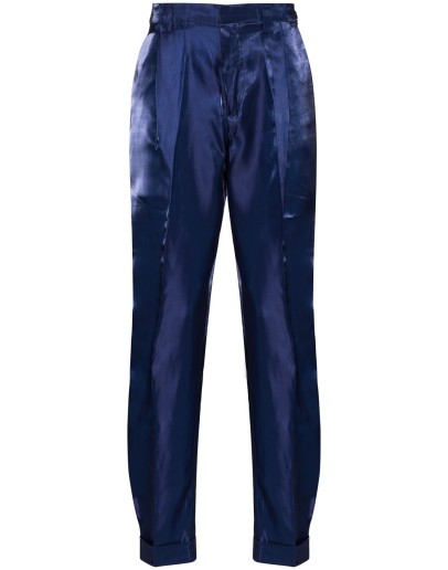 satin track pants