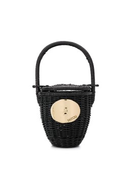 woven bucket bag
