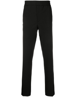 cropped straight-leg trousers