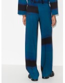 graphic tie waist trousers