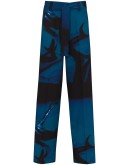 graphic tie waist trousers
