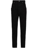 high waist panelled jeans
