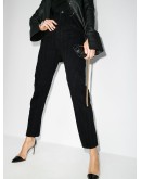 high waist panelled jeans