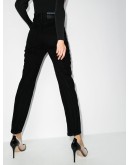 high waist panelled jeans