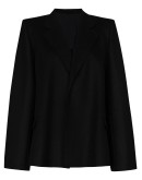 Bounce single-breasted cape blazer