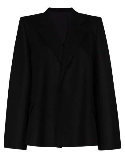 Bounce single-breasted cape blazer