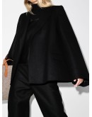 Bounce single-breasted cape blazer