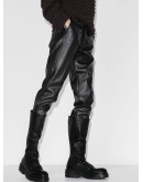 x Homecoming faux-leather trousers