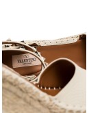 Rockstud 85mm wedge espadrilles