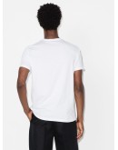 deconstructed floral skull T-shirt