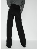 high waist straight leg jeans