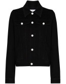 logo-print denim jacket
