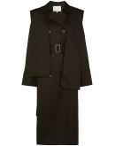 The Flap midi trench coat