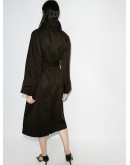 The Flap midi trench coat
