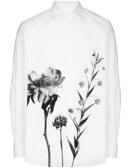 floral motif shirt