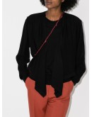 layered merino wool-blend knitted top