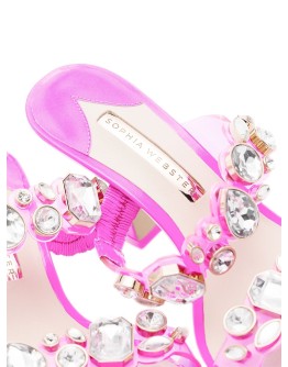 Ritzy 85mm embellished sandals