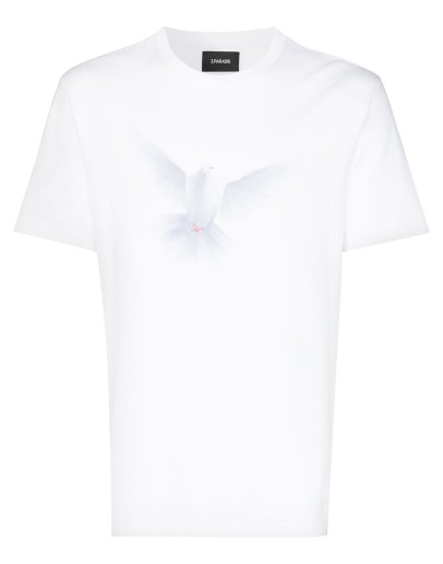 x Homecoming bird-print T-shirt
