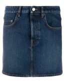 straight denim skirt