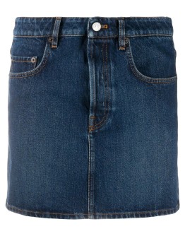 straight denim skirt