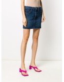 straight denim skirt