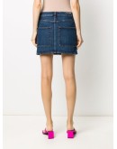 straight denim skirt