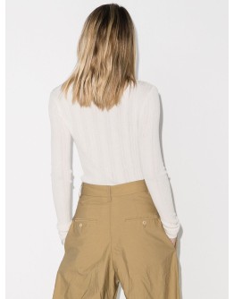 Narano ribbed-knit turtleneck top