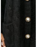 crystal button cardigan