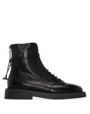 Gomme leather combat boots