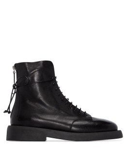 Gomme leather combat boots